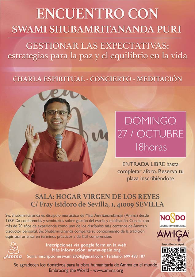 ENCUENTRO CON SWAMI SEVILLA