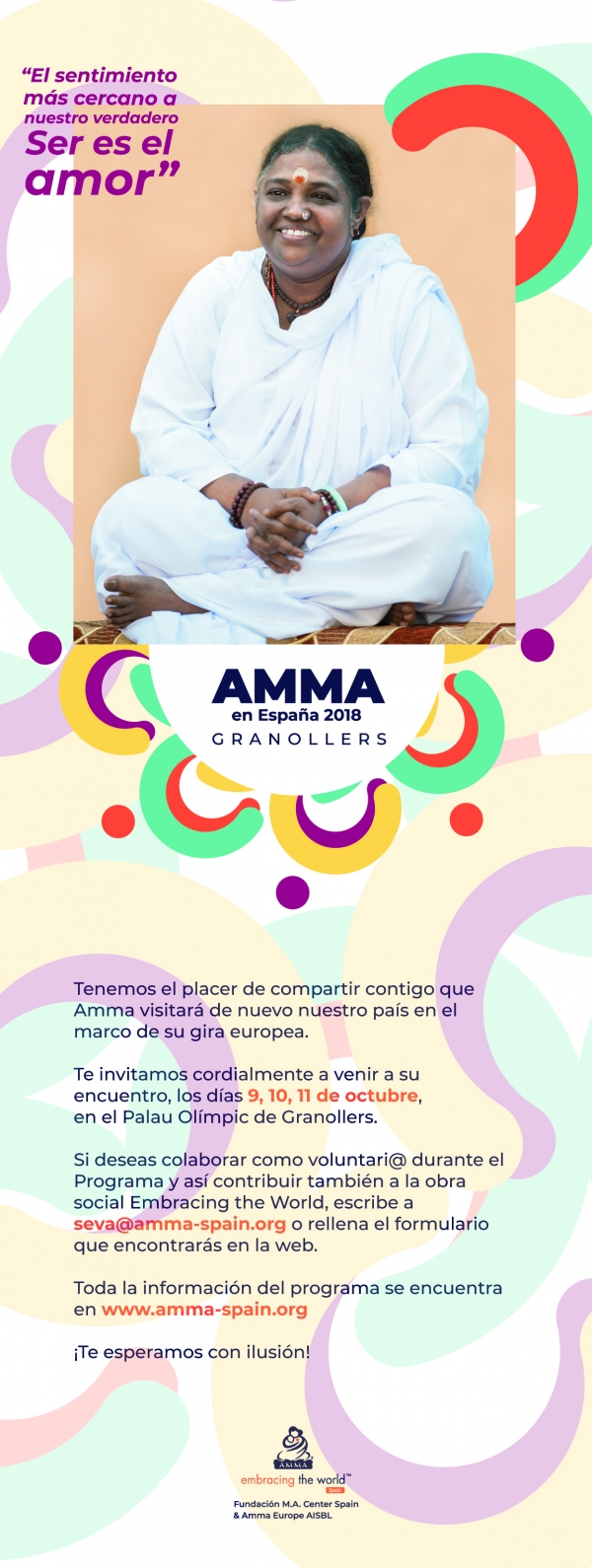 Amma en Granollers 2018, 9 al 11 de octubre