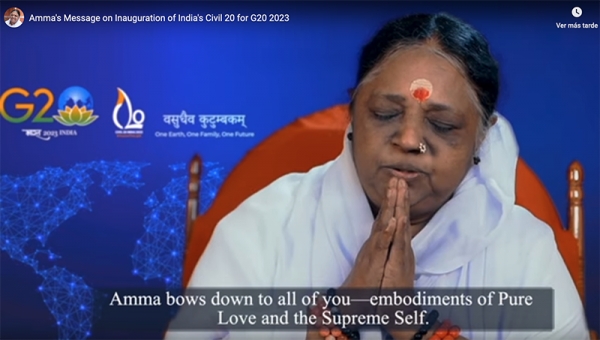 Amma’s Full Address: Inauguration of India’s Civil 20 2023