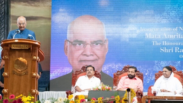 Amma refleja la espiritualidad y los ideales progresivos de Kerala – Presidente Ram Nath Kovind