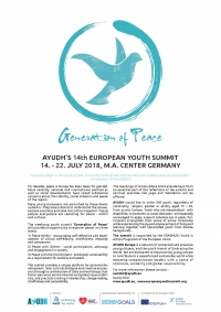 AYUDH Decimocuarta cumbre de Juventud Europea