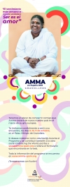 Amma in Granollers (Barcelona). 9 - 11 october 2018