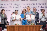 Amrita University and the University of Arizona join hands in a multidisciplinary global partnership